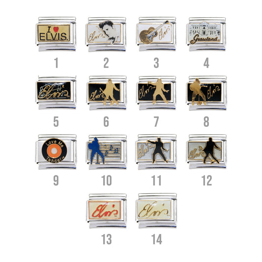 Elvis Presley Charms - 9mm Italian charms