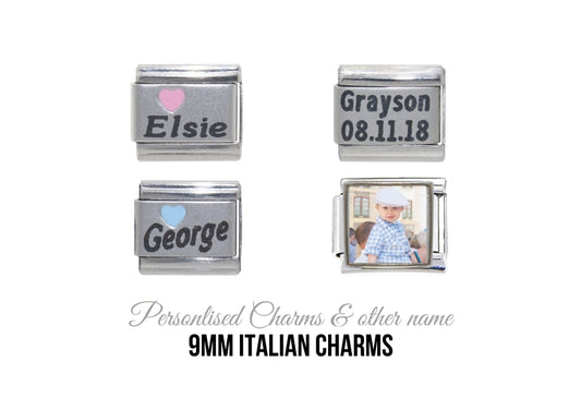 Personalised Charms - 9mm Italian charm