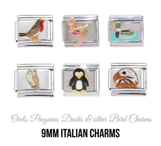 Birds - 9mm Italian charms