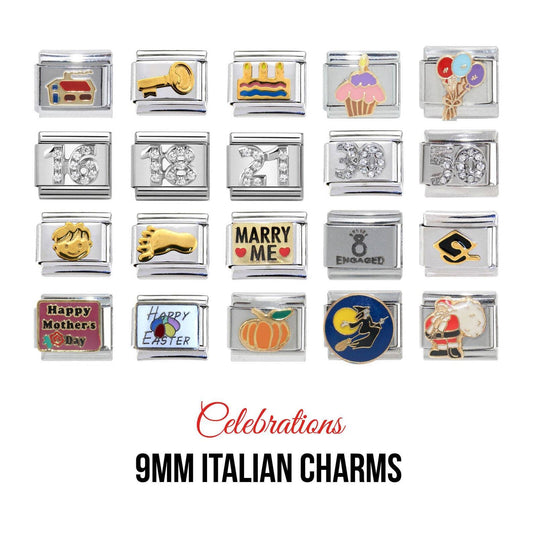 Celebrations 9mm Italian Charms