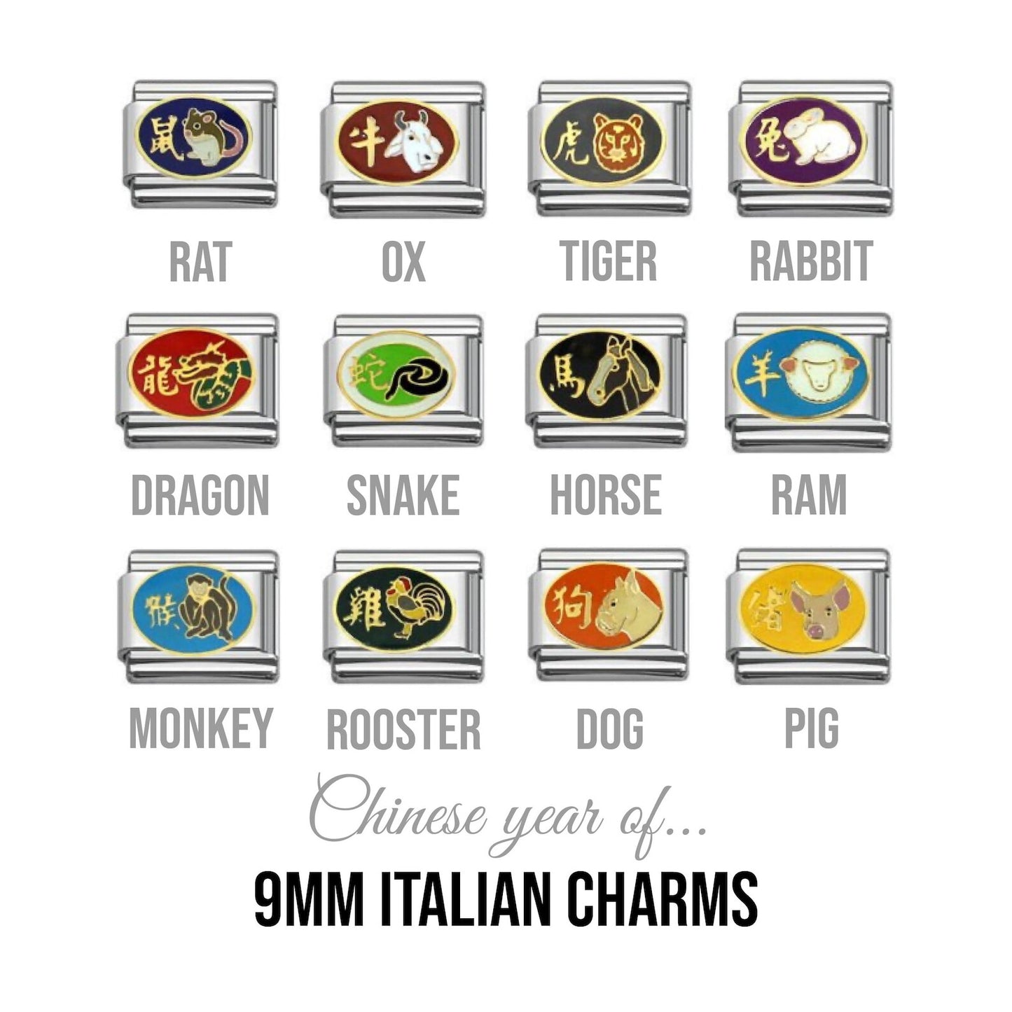 Chinese Year of ... 9mm Italian Charm,