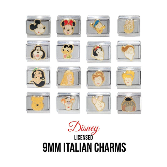 Disney Licensed characters 9mm Italian Charm - Fits 9mm Italian charm bracelets