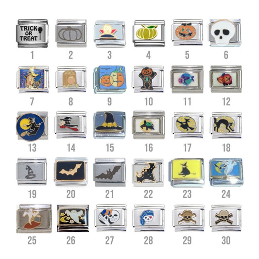 Halloween 9mm Italian Charms