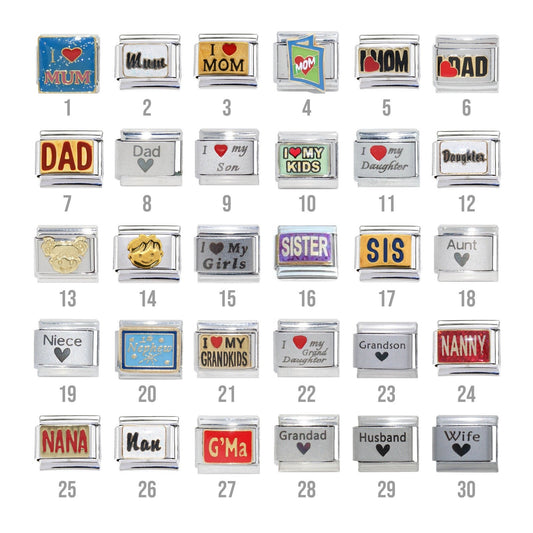 One or more charms of your choice 9mm Italian charm