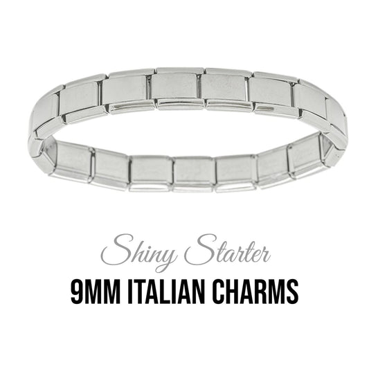 Bracelet - Shiny starter 9mm Italian charm bracelet