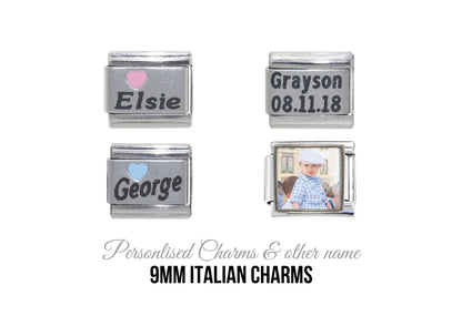 Personalised Charms - 9mm Italian charm