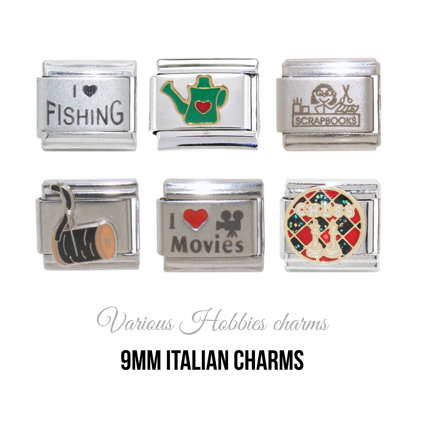 Various Hobbies - 9mm Italian charms