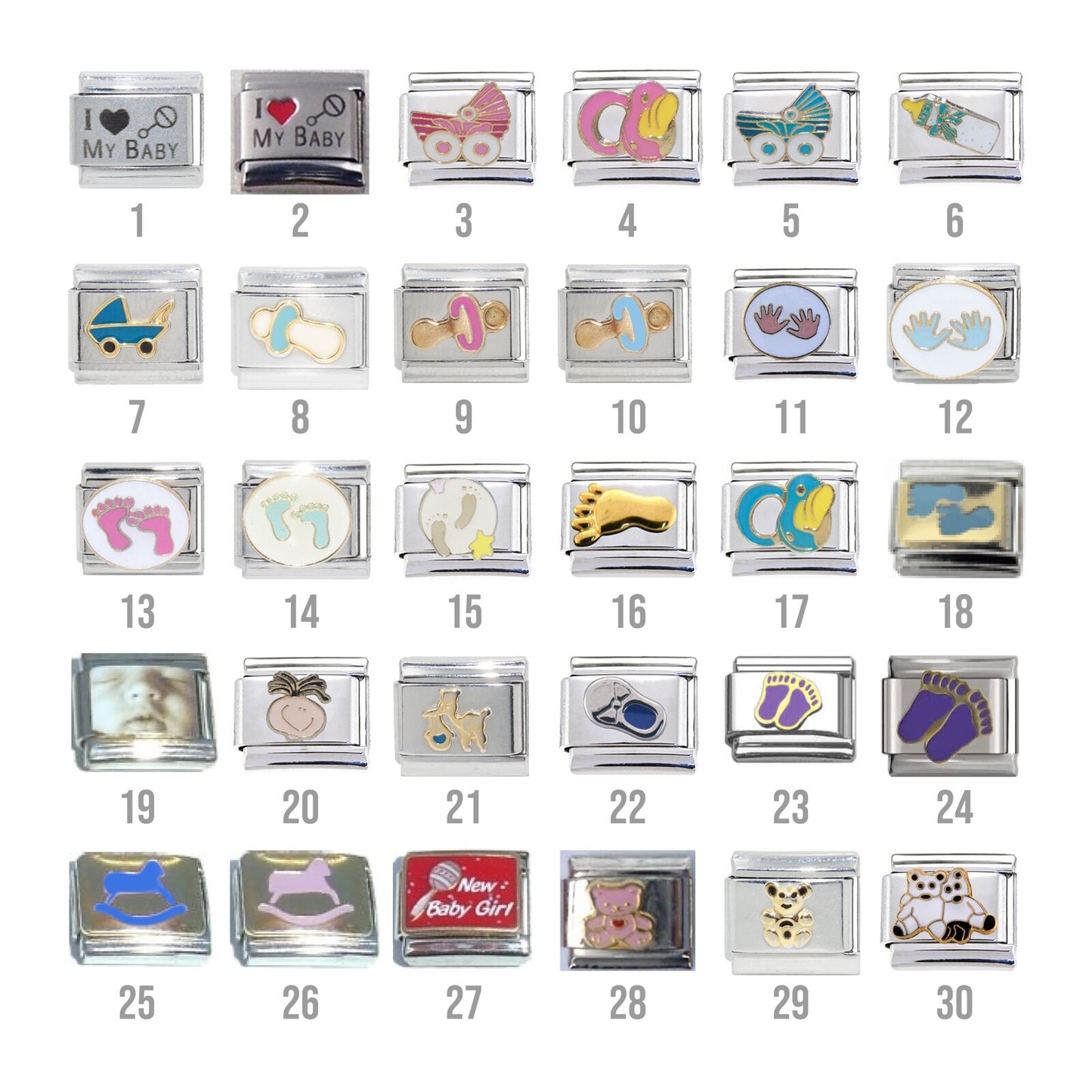 Baby - 9mm Italian charms