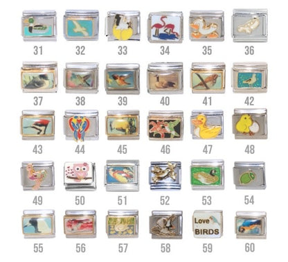 Birds - 9mm Italian charms