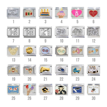 Celebrations 9mm Italian Charms