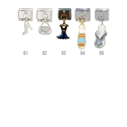 Girlie  9mm Italian Charm - Fits classic Italian charm bracelets