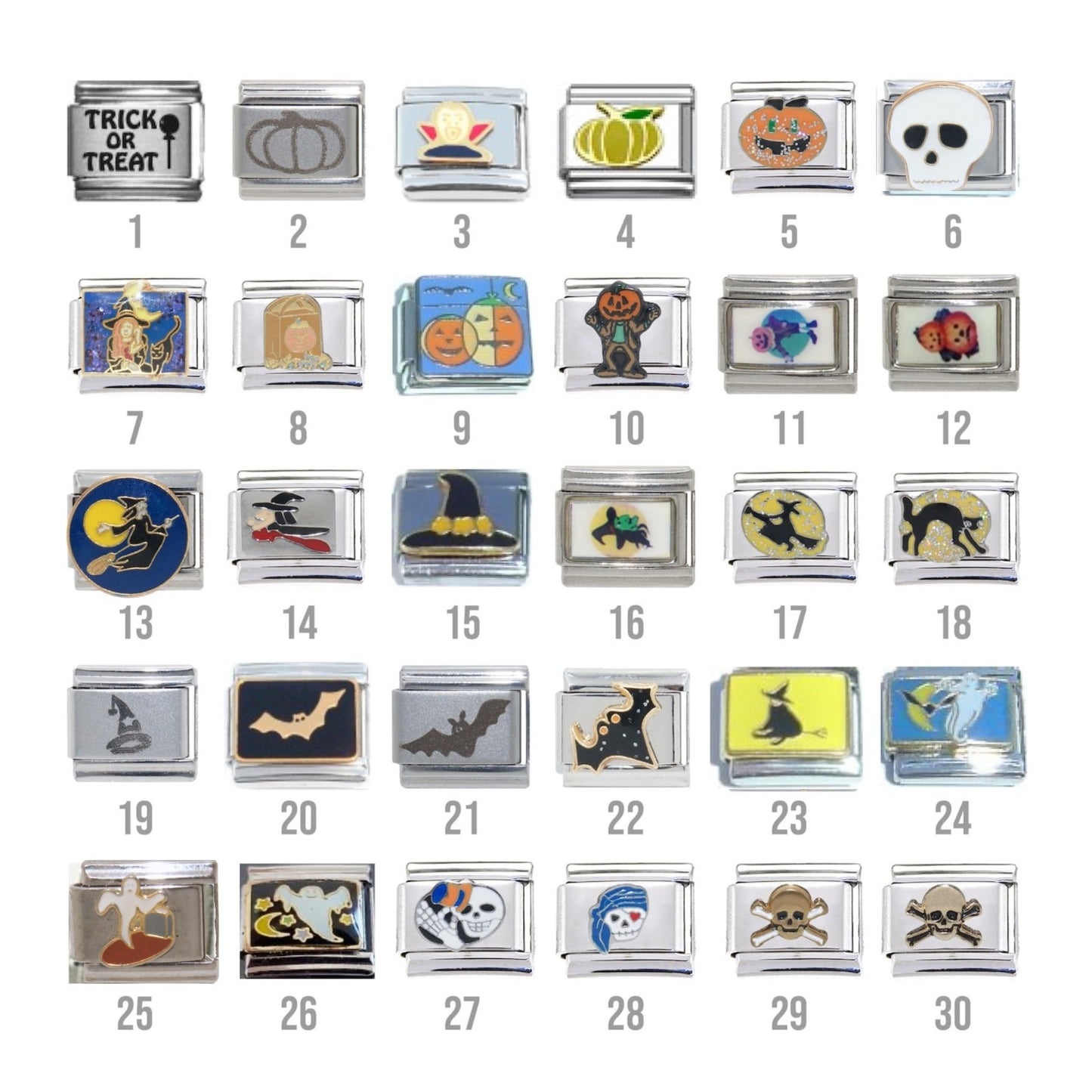 Halloween 9mm Italian Charms