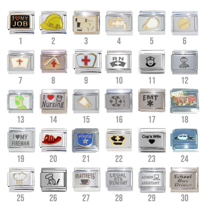 Various Jobs - 9mm Italian charms