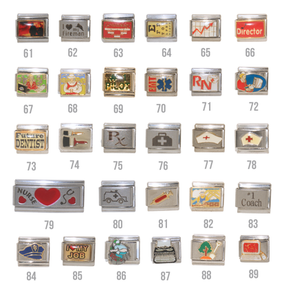 Various Jobs - 9mm Italian charms