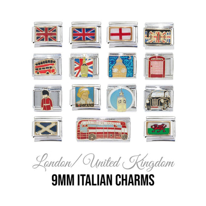 United Kingdom London - 9mm Italian charms