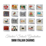 School - 9mm Italian Charm