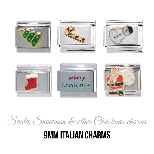 Christmas - 9mm Italian Charms