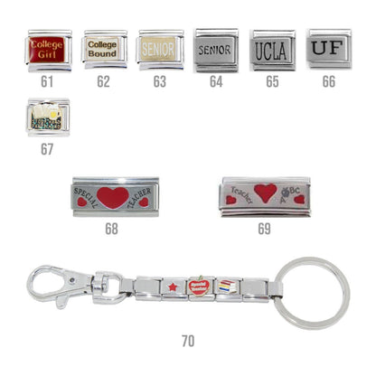 School - 9mm Italian Charm