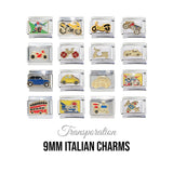 Transportation  9mm Italian Charms