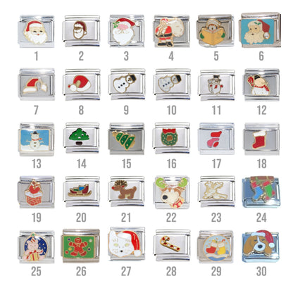 Christmas - 9mm Italian Charms
