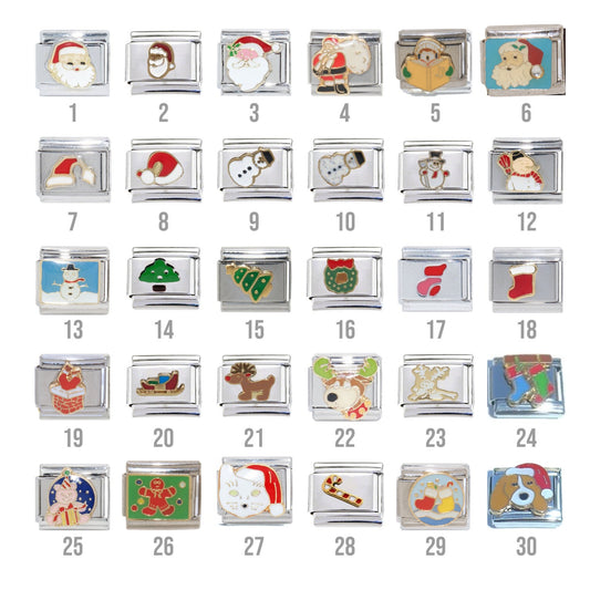 Christmas - 9mm Italian Charms